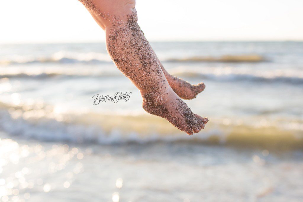 Sandy Baby Feet | Edgewater beach