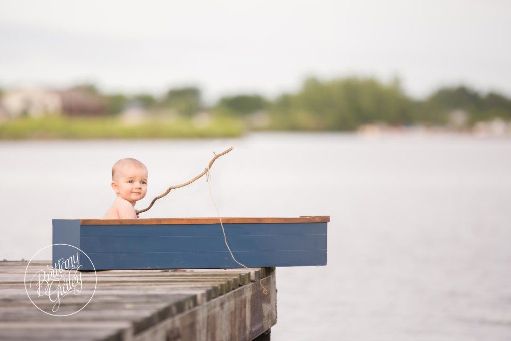 Gone Fishin | Boat Baby | Marblehead Ohio | Lake House