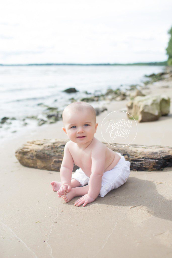 Beach Photography | Marblehead Ohio | 6 Months