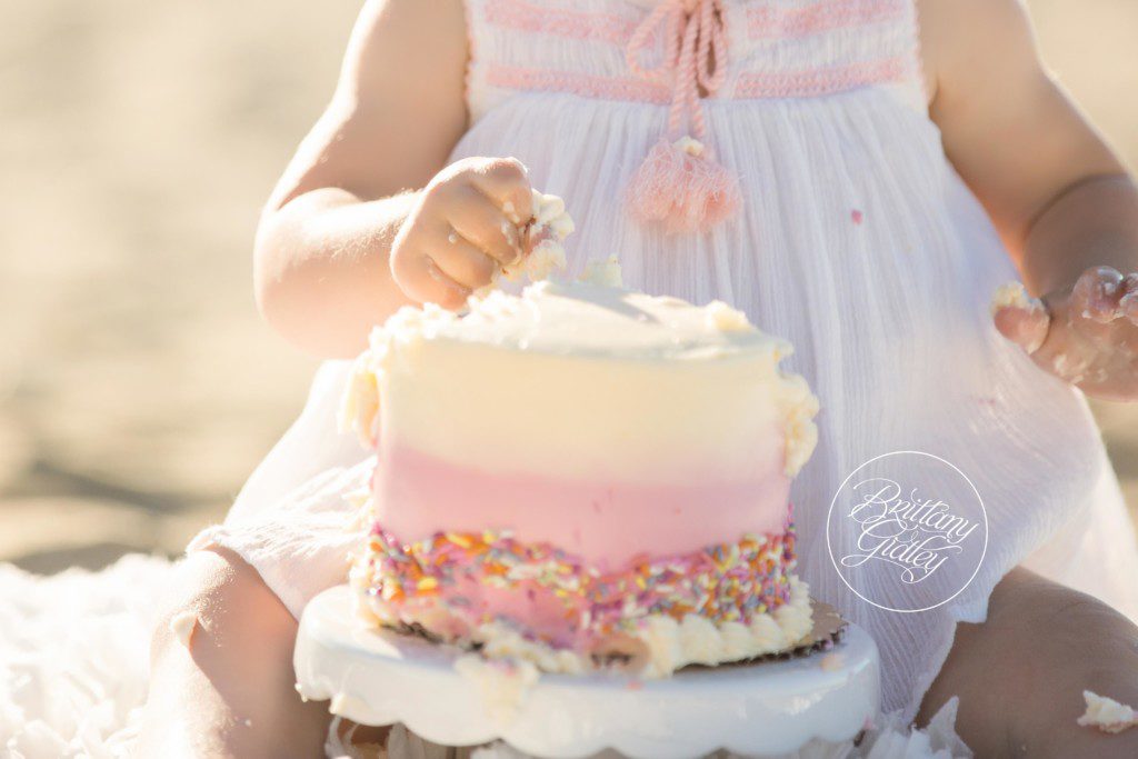 Beach Cake Smash | Family Photographer | Clifton Club Lakewood Ohio | Baby Photographer | Baby Photography | Sunset Photography Session