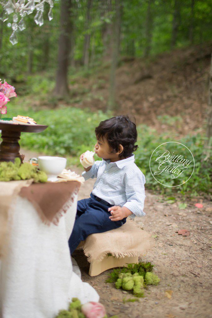 Tea Party | Squires Castle | Teepee | Magical Baby Photography | Castle | Cleveland Ohio | www.brittanygidleyphotography.com