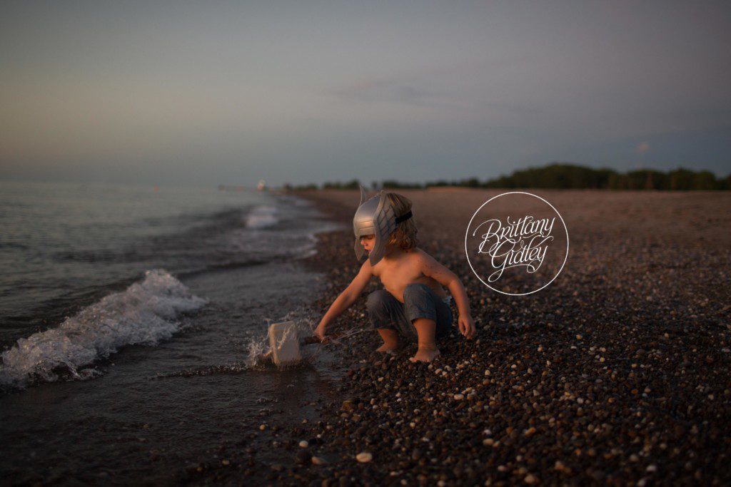 Superhero Beach Session | Toddler Photographer | Mentor Headlands Beach
