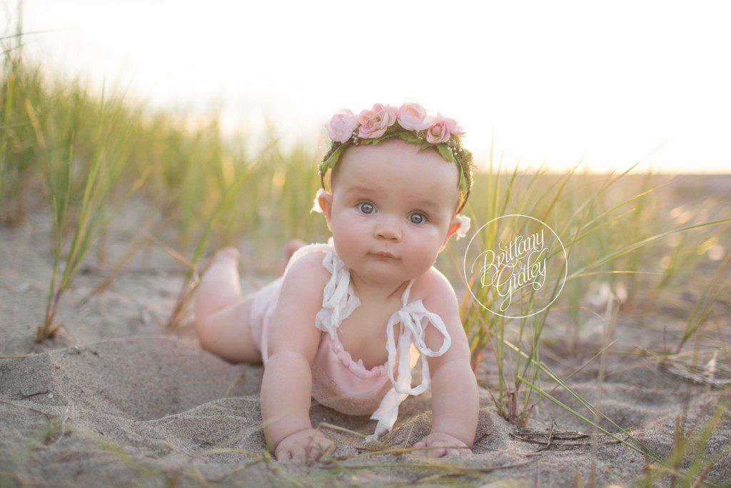 Baby Photographer | Headlands Beach | Sunset | Golden Hour