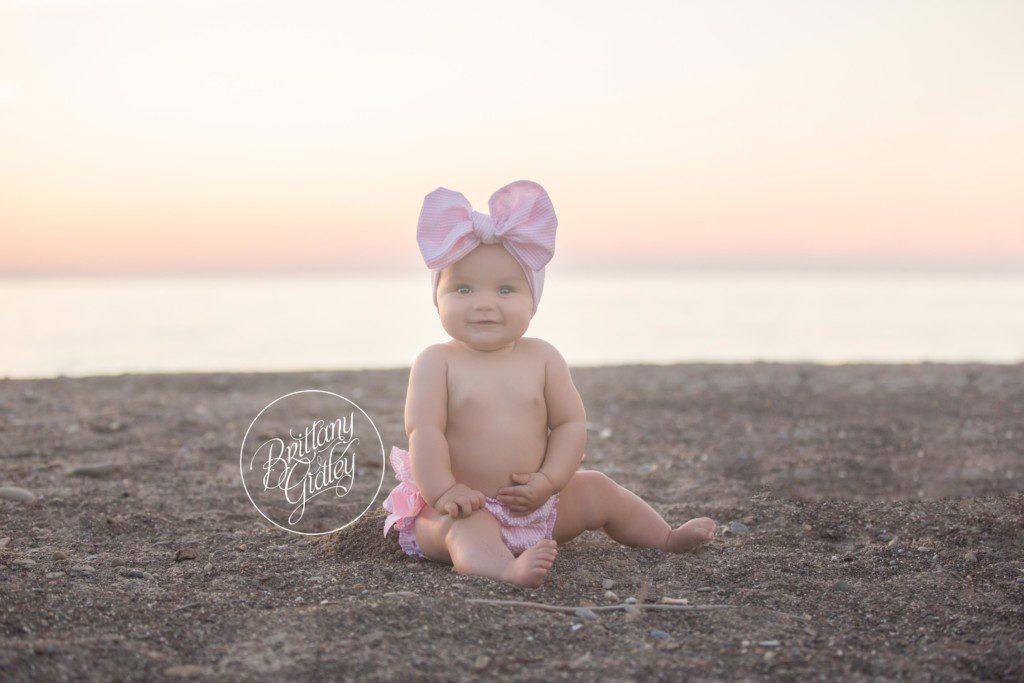 Baby Photographer | Headlands Beach | Sunset | Golden Hour
