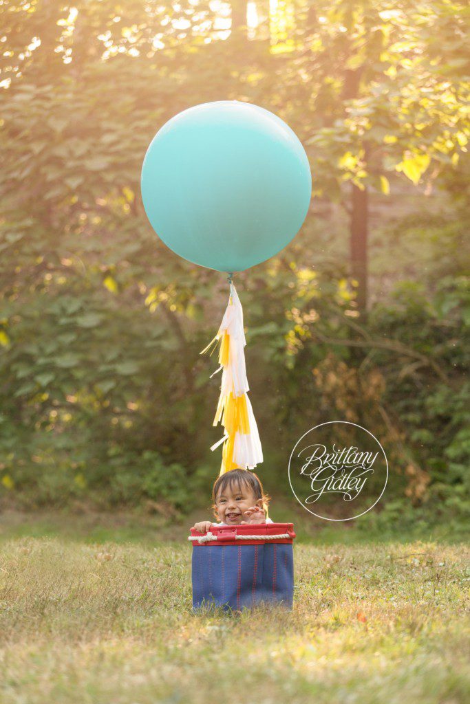 Hot Air Balloon | Baby Photography | Brittany Gidley Photography LLC