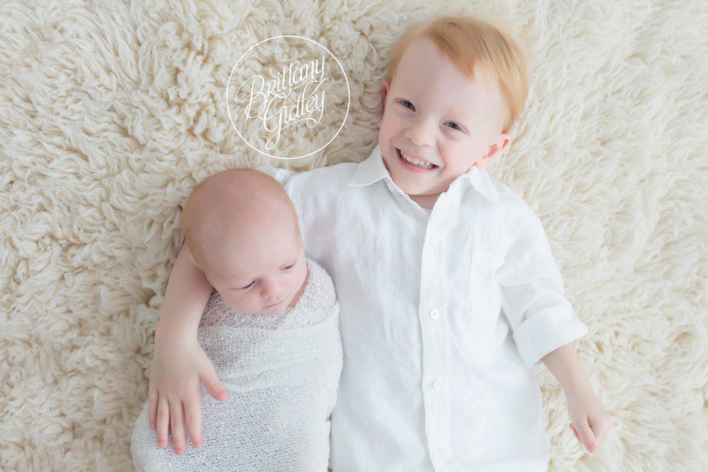 Newborn Photography | Newborn Photographer | Siblings | Props | Start With The Best | Brittany Gidley Photography LLC