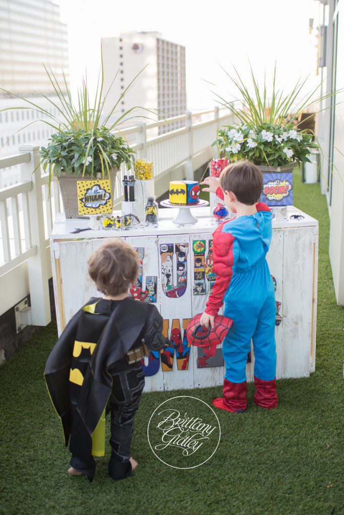 Batman and Spiderman Dessert Table | Superhero Training Camp | Start With The Best | Cleveland Ohio Child Photographer 