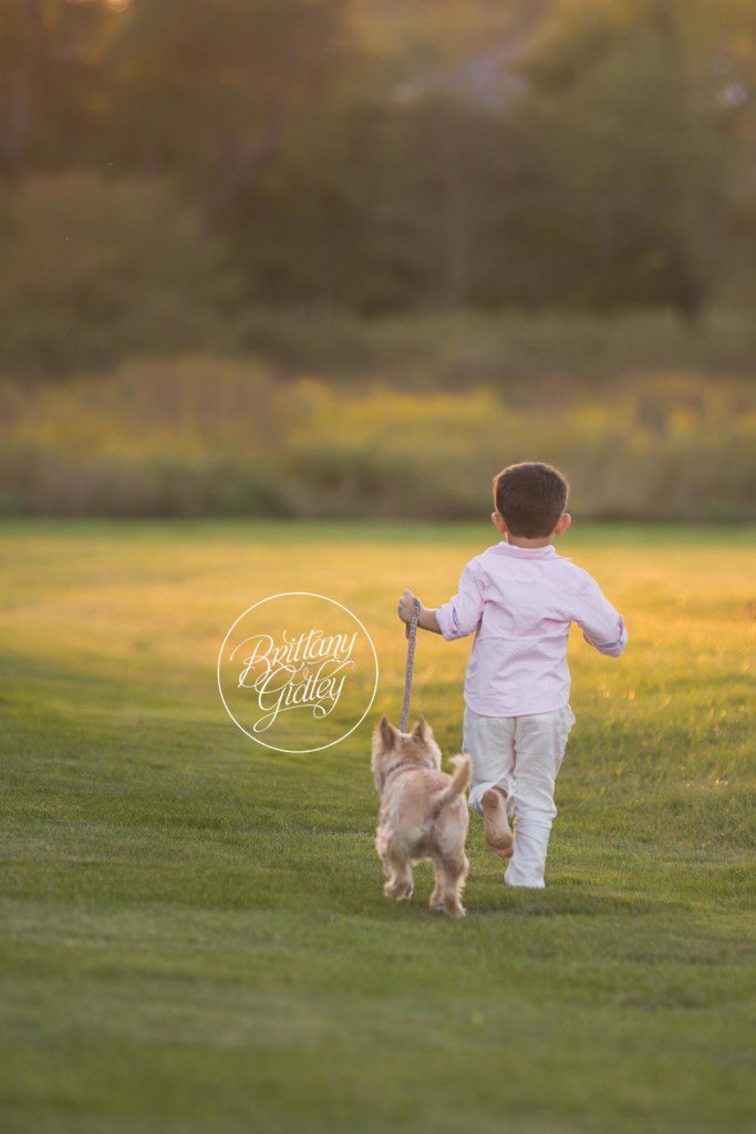Family Photography | A Boy and His Dog | Chagrin Falls Ohio Photographer