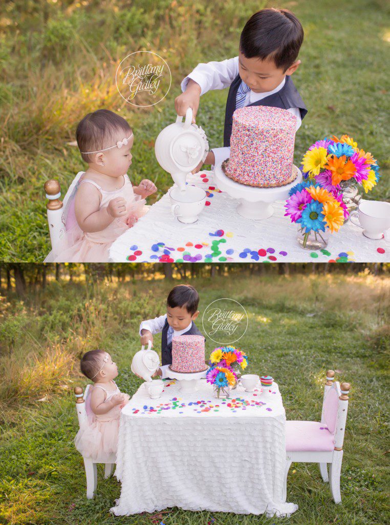 Rainbow Dream Session | Tea Party | Baby Photography Ideas