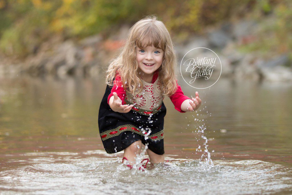Fun Leaf Pictures | Leaves | Covered Bridge Fall Family Photography | Start With The Best | Brittany Gidley Photography LLC