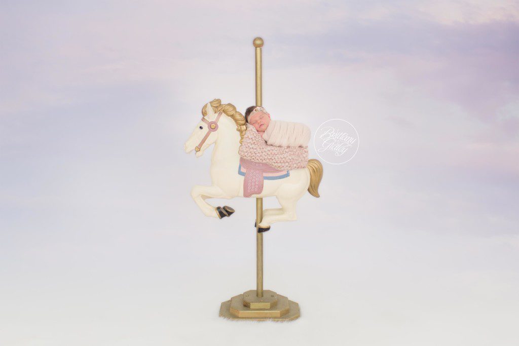 Dream Session | Newborn Photographer | Newborn Photography | Dream Photographer | Carousel Horse
