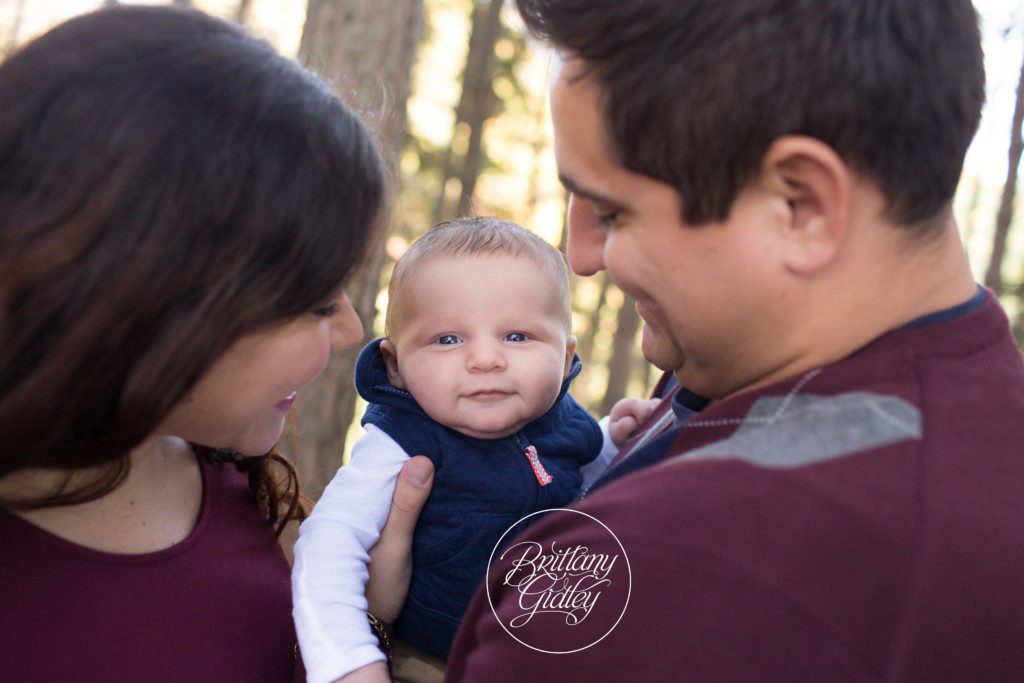 3 Month Baby | Christmas Card Ideas | www.brittanygidleyphotography.com