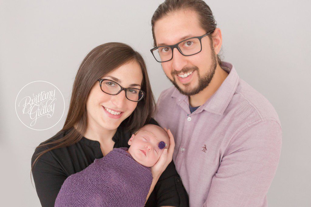 Family With Newborn Baby Girl