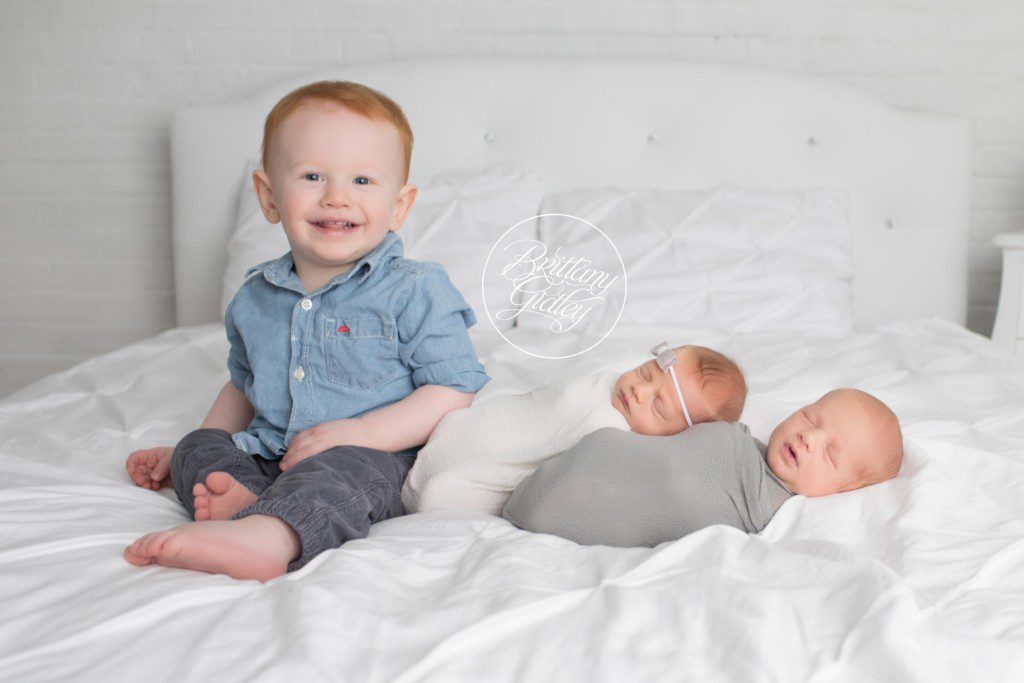 Twin Newborn Photographer | Brittany Gidley Photography | Siblings | Newborn Babies
