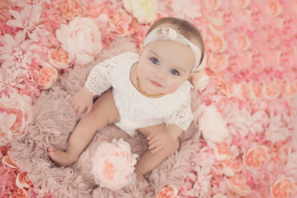 Baby Photography | Flower Wall