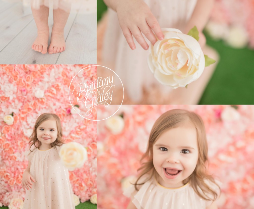 Flower Wall | Floral Dream Session | Start With The Best | Cleveland Baby Photographer | www.brittanygidley.com
