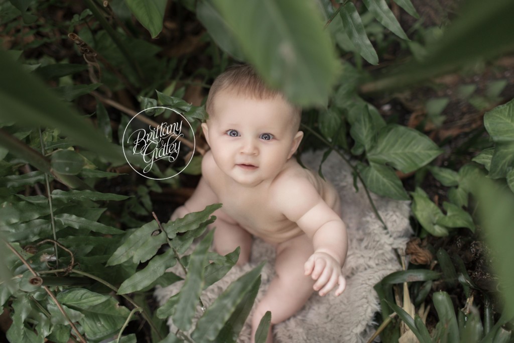 Cleveland Botanical Garden | Baby Photographer | Baby Photography | 6 Month Baby | Garden Baby Photography | 6 Months Old
