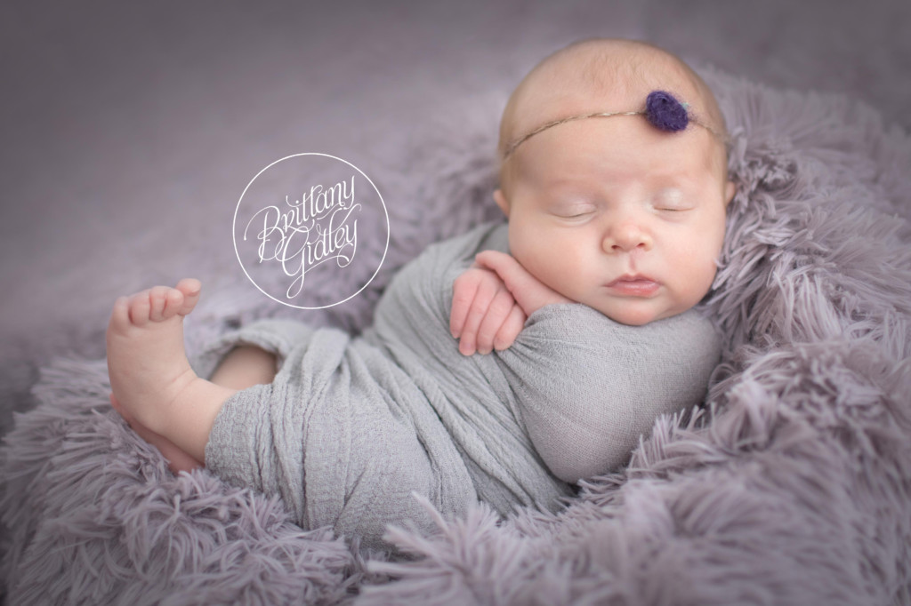 Lavender Newborn Images | Cleveland Ohio Newborn Photographer | Start With The Best | Brittany Gidley Photography
