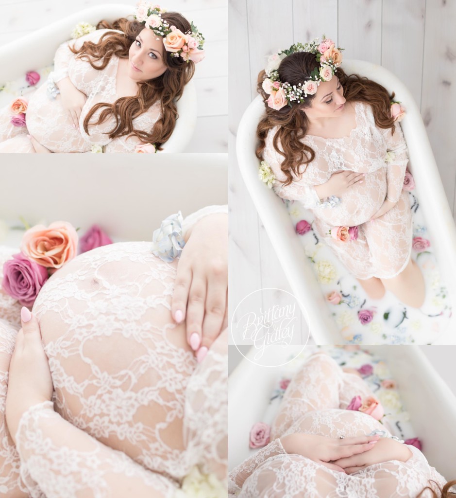 Milk Bath Maternity Photography | Milk Bath Recipe | Fresh Floral Maternity | Best Maternity Photographer