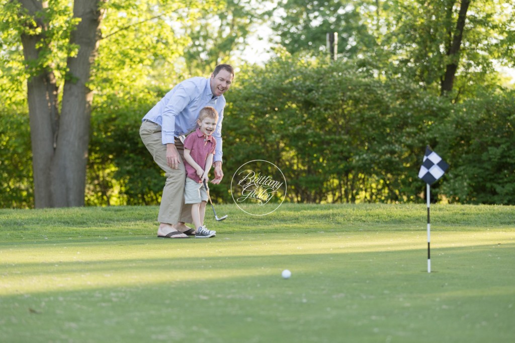 Golf Course Photo Shoot | Tee Time Dream Session | Brittany Gidley Photography | Cleveland Ohio