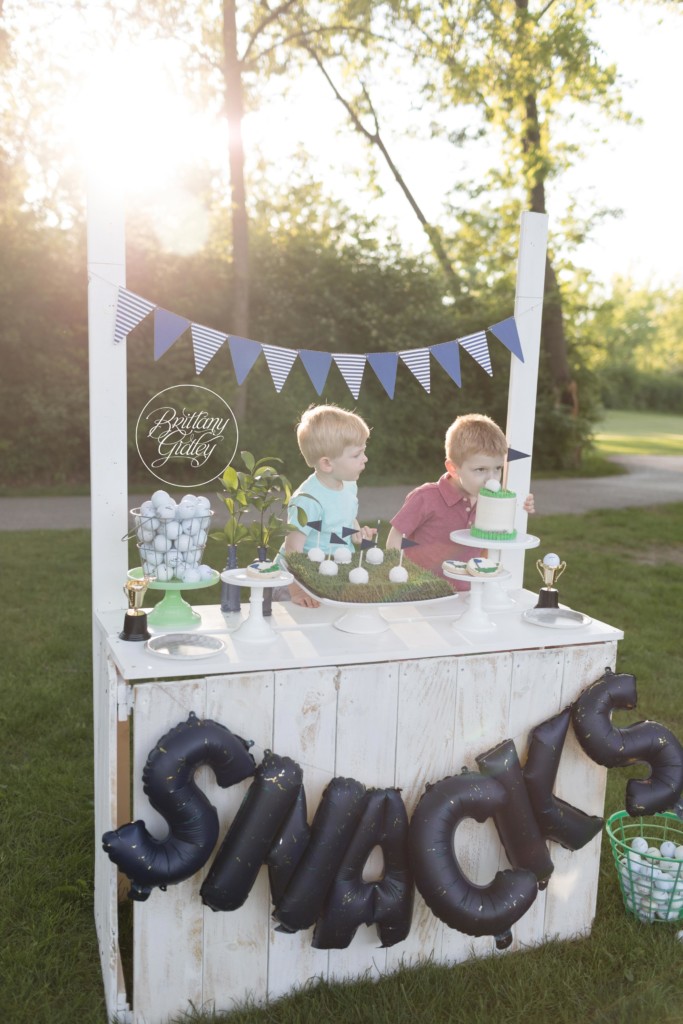 Golf Ball Themed Party | Golf Photos | Golf Course Photo Shoot
