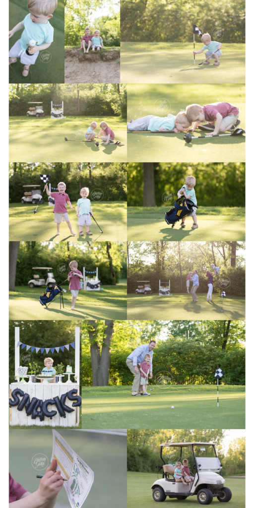 Child Golf Photo Shoot | Tee Time Dream Session | Golf Party Inspiration | Golf Birthday | Golf Pictures