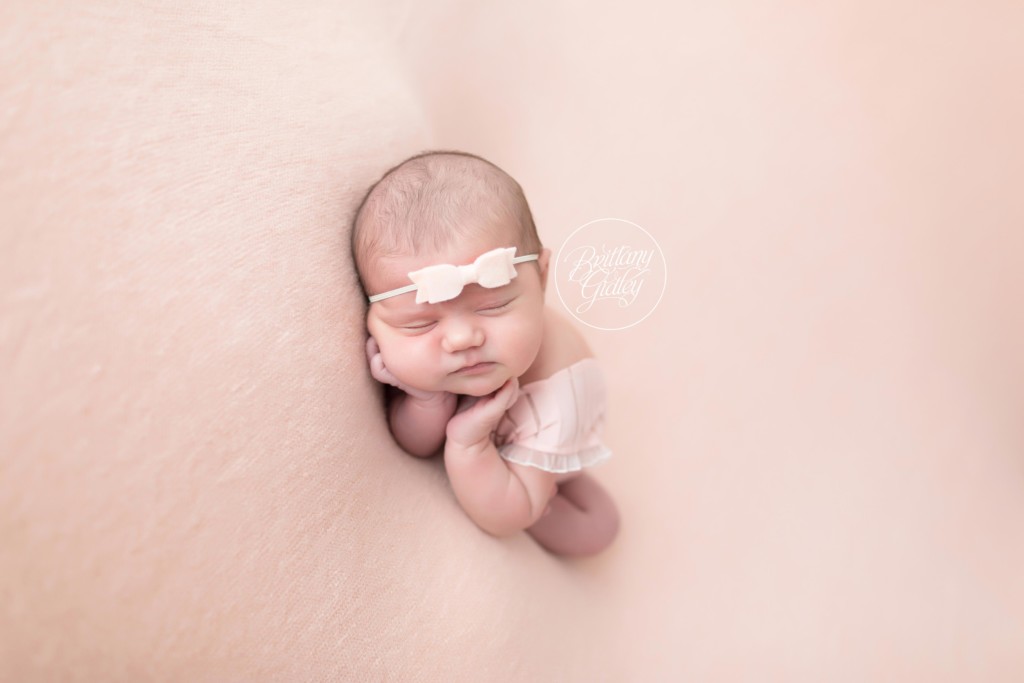 Blush Pink Newborn Portraits| www.brittanygidley.com