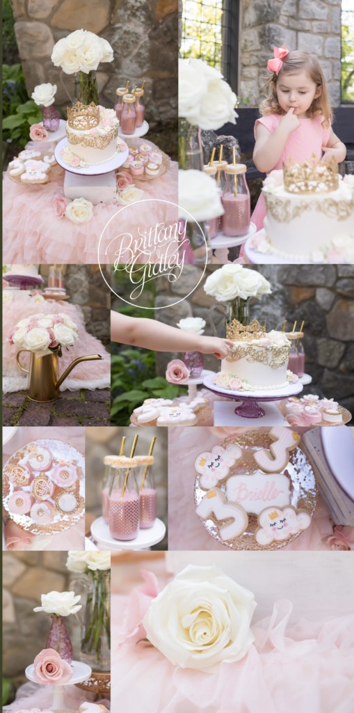 Princess Photo Shoot | Secret Garden | Blush White Dessert Table | One Stylish Party | White Flower Cake Shoppe 