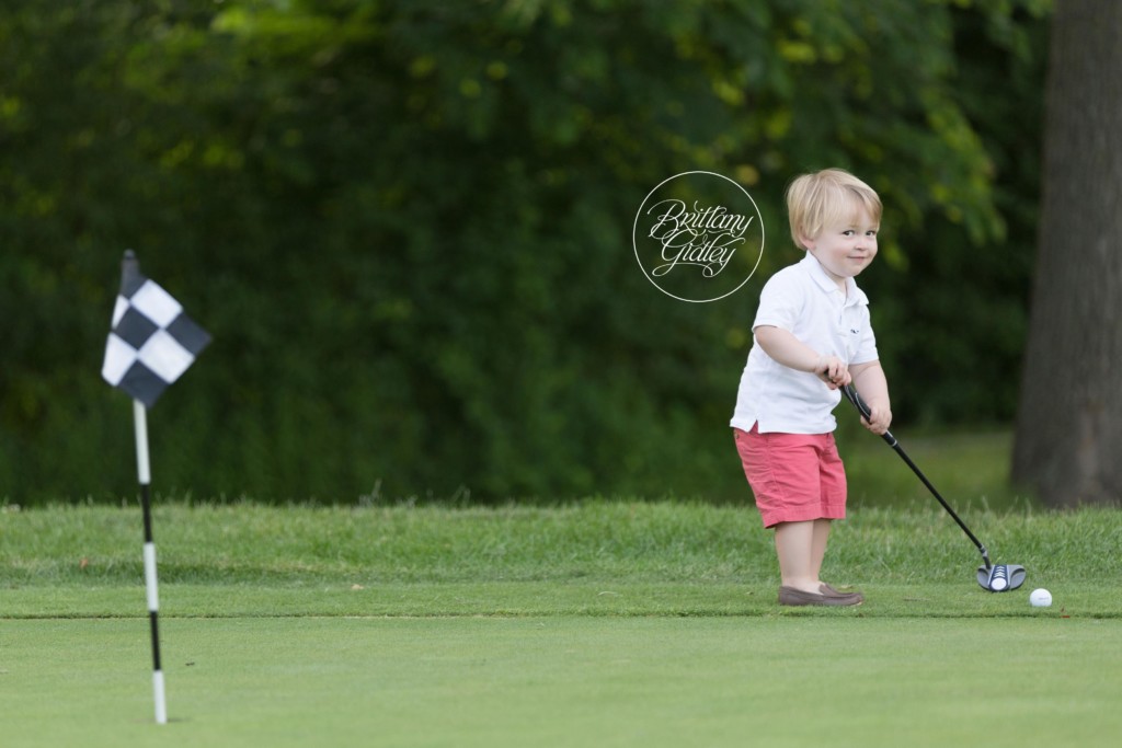Golf Photo Shoot | Golf Party Inspiration | Dream Session | Hole In One | Brittany Gidley Photography LLC | www.brittanygidleyphotography.com