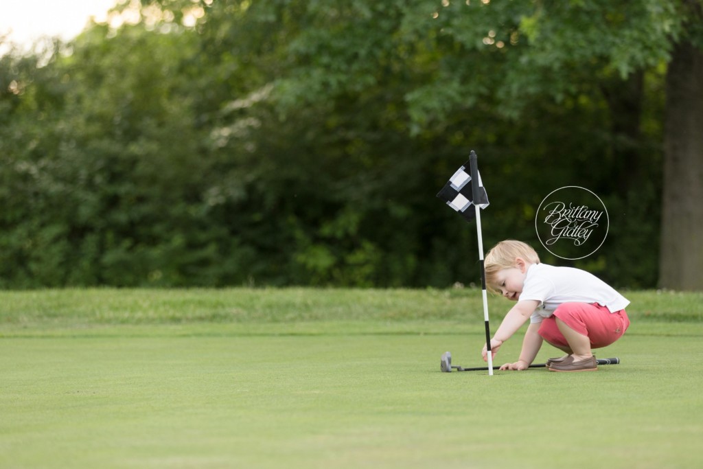 Golf Photo Shoot | Golf Party Inspiration | Dream Session | Hole In One | Brittany Gidley Photography LLC | www.brittanygidleyphotography.com