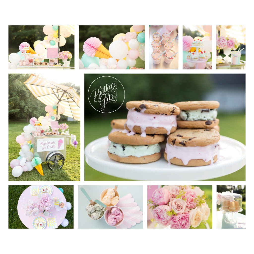 Ice Cream Photo Shoot | Ice Cream Themed Party Inspiration | Child Photographer | Dream Session | www.brittanygidley.com