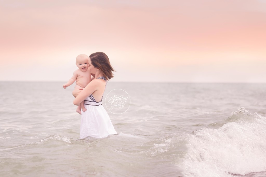 Beach Baby Photo Shoot | 6 Month Baby | Mentor Headlands Beach