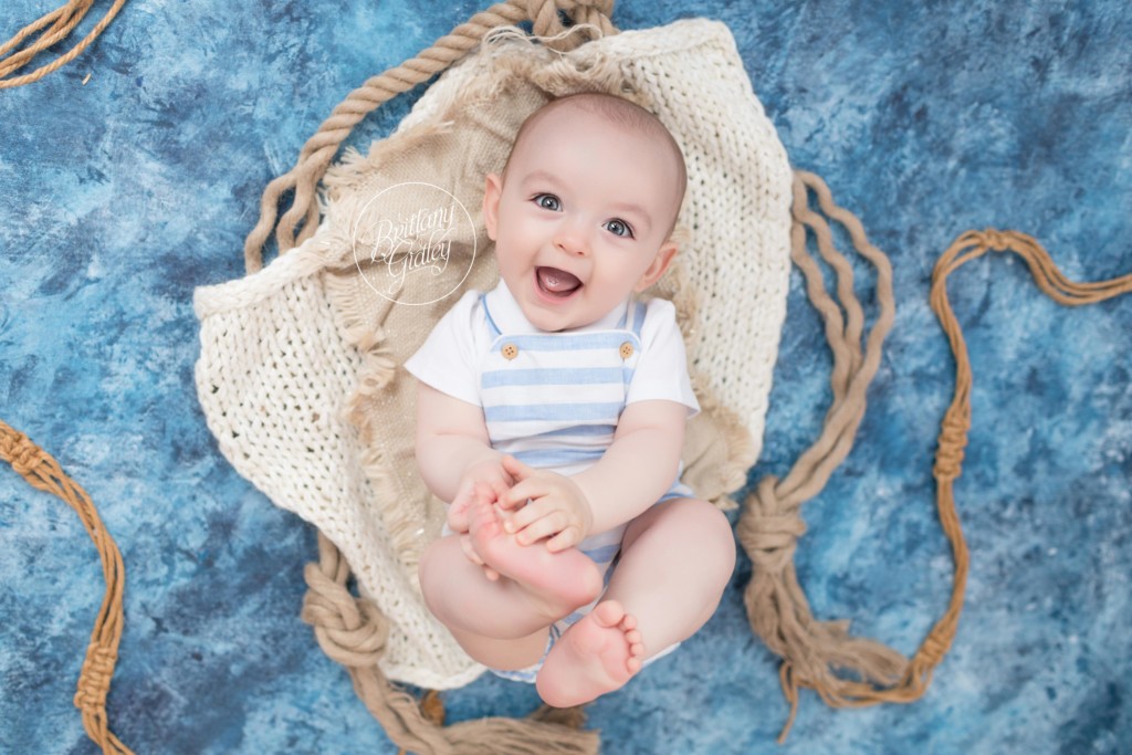 Nautical Baby Photos | Nautical Themed Baby Photo Shoot