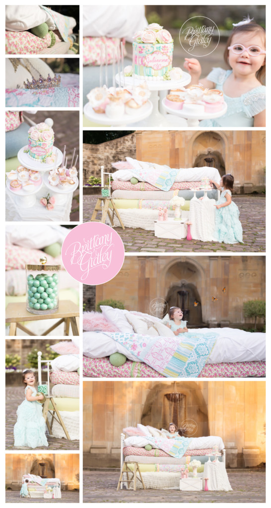 Princess And The Pea Photo Shoot | Princess And The Pea Dream Session | Magical Child Photography | Dreamy Child Photographer | www.brittanygidleyphotography.com