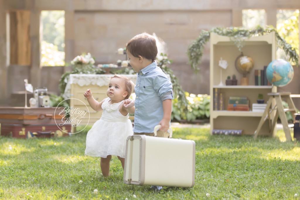 You Are Our Greatest Adventure Photo Shoot | Dream Session | Vintage Travel Theme