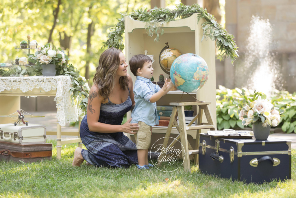 You Are Our Greatest Adventure Photo Shoot | Dream Session | Vintage Travel Theme