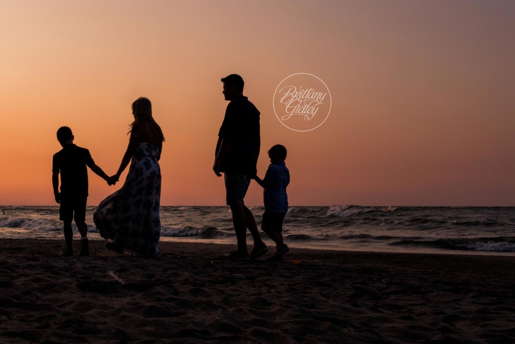 Rocky River Family Photography | Huntington Beach | Cleveland Ohio | Brothers | Sunset