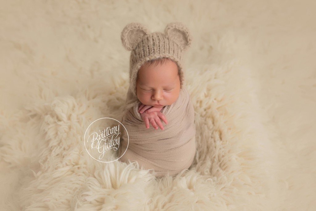 Baby Bear | Start With The Best | Cleveland Ohio Newborn Photographer | www.brittanygidleyphotography.com