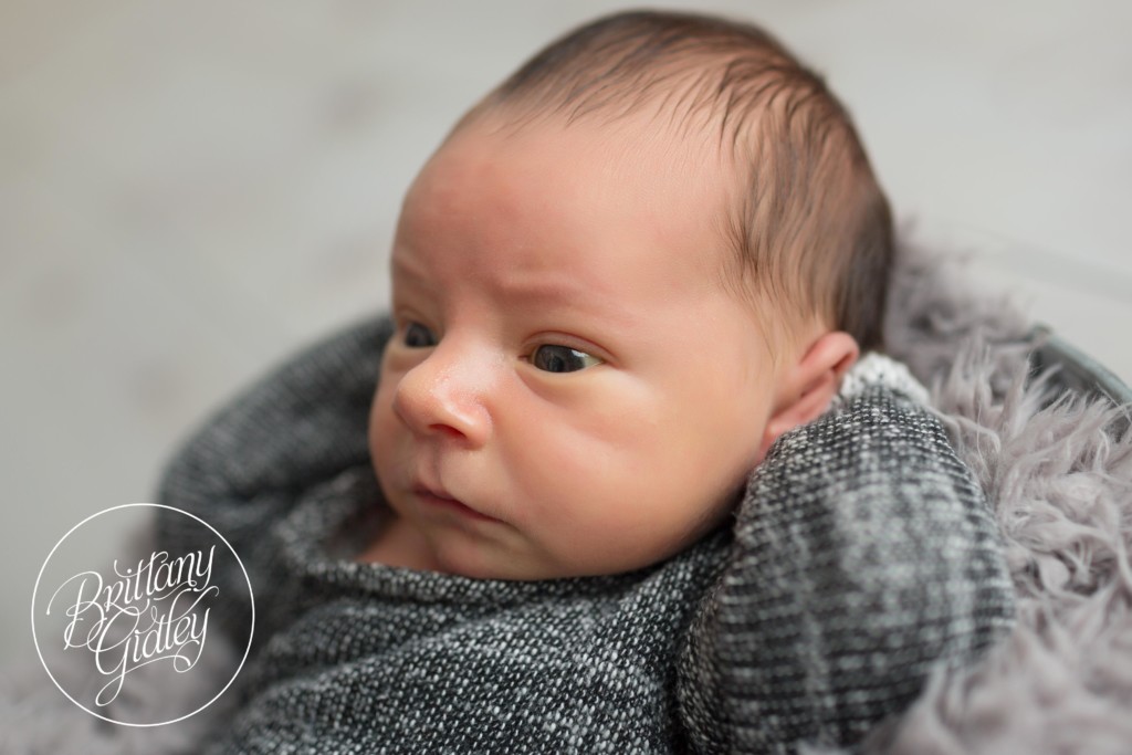 Sweet Newborn Baby Boy | Start With The Best | Cleveland Ohio Newborn Photographer | www.brittanygidleyphotography.com