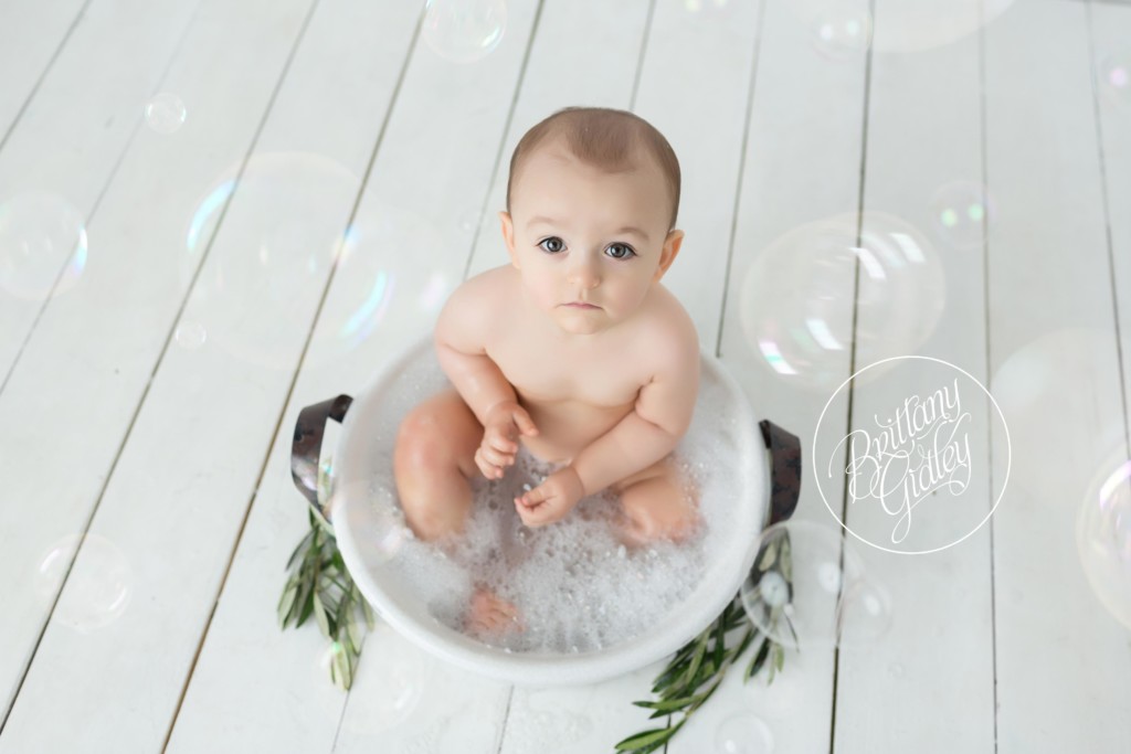 Baby Milk Bath | Brittany Gidley Photography