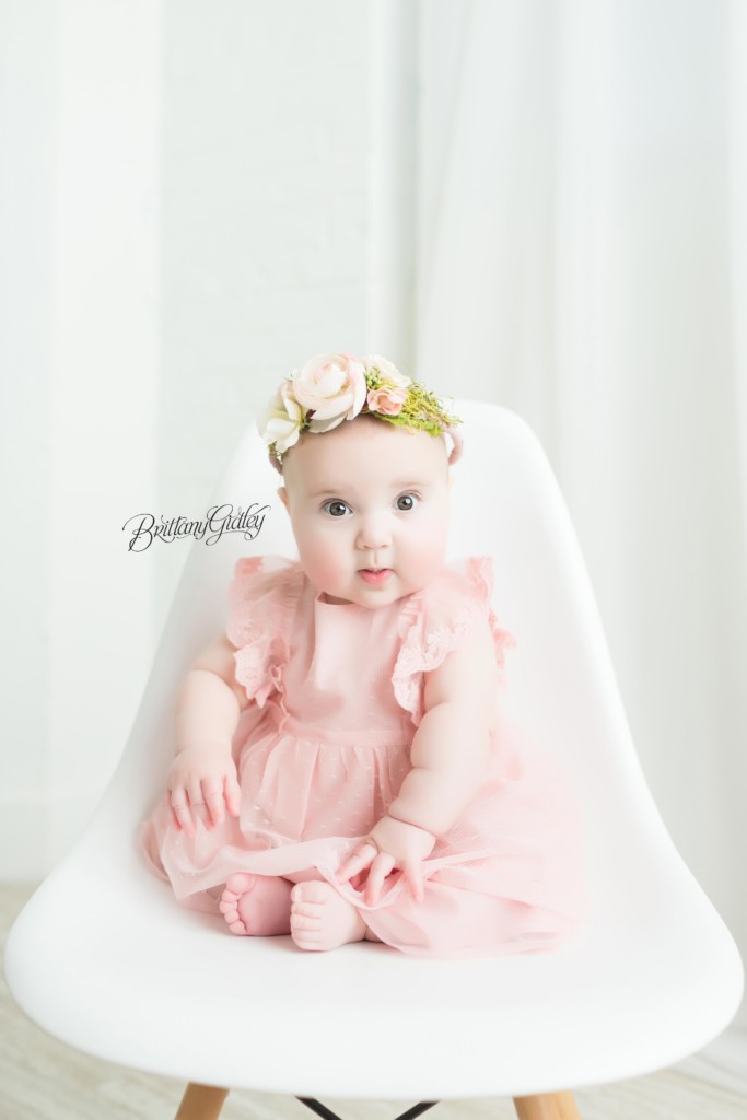 Baby Photography | Flower Crown Baby | 6 Month Old Baby Photographer
