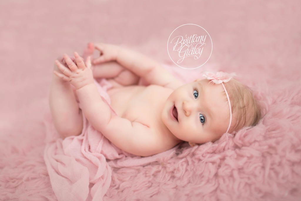 Cleveland Photography Studio | Pretty In Pink Session | Pretty In Pink Photo Shoot | 6 Month Old Baby Girl | Baby Photography Inspiration For Babies