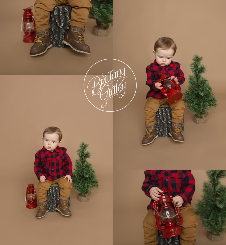 Lumberjack Cake Smash | Lumberjack Themed Photo Shoot