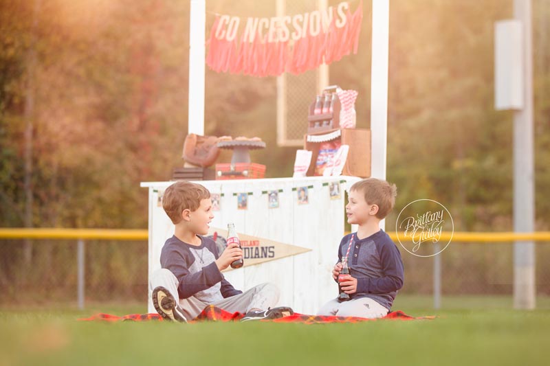 Baseball Themed Child Photoshoot