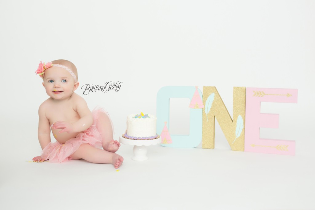 Avon Cake Smash Photographer | 12 Month Baby | Baby Photography