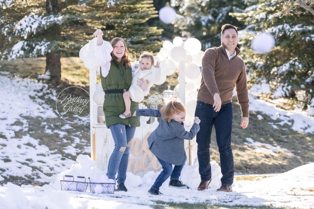 Baby It's Cold Outside Dream Session | Hot Cocoa Stand Photo Shoot | Snowball Fight Family Photo Shoot