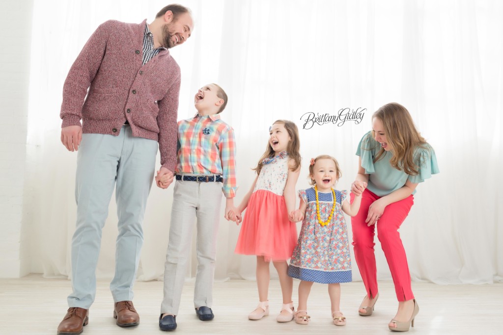 Hudson Family Photographer | The Cole Family | Family Photography Studio in Northeast Ohio | Hudson Ohio Photography | Colorful Spring Family