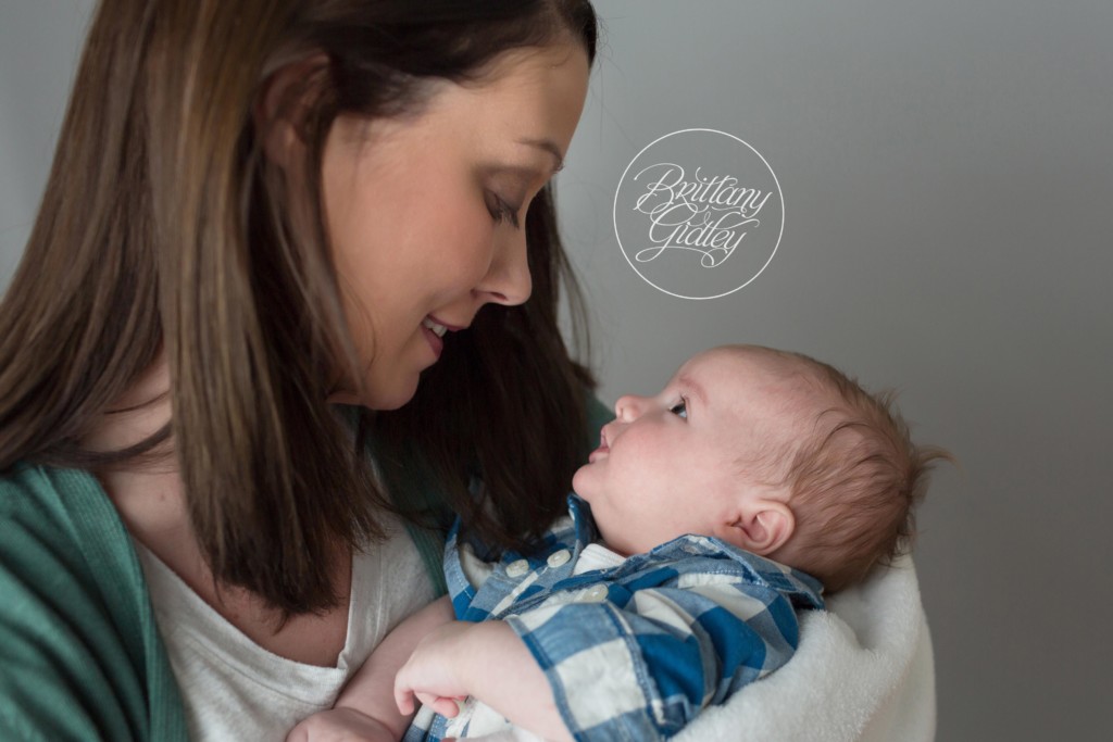 Shaker Heights Baby Photographer | 3 Month Old Baby Boy | Start With The Best | Brittany Gidley Photography LLC
