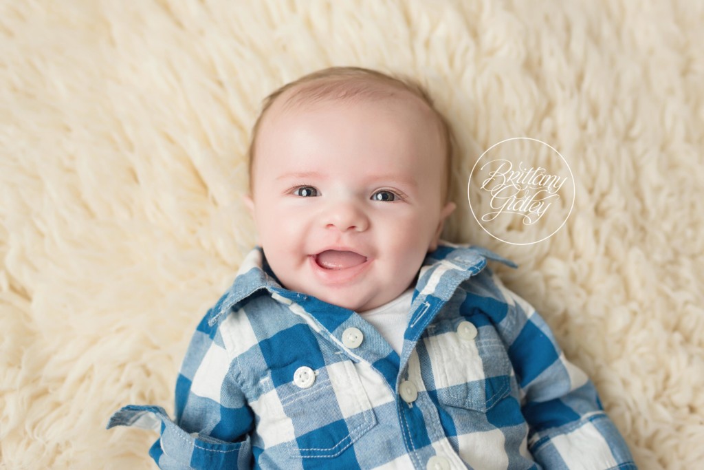 Shaker Heights Baby Photographer | 3 Month Old Baby Boy | Start With The Best | Brittany Gidley Photography LLC