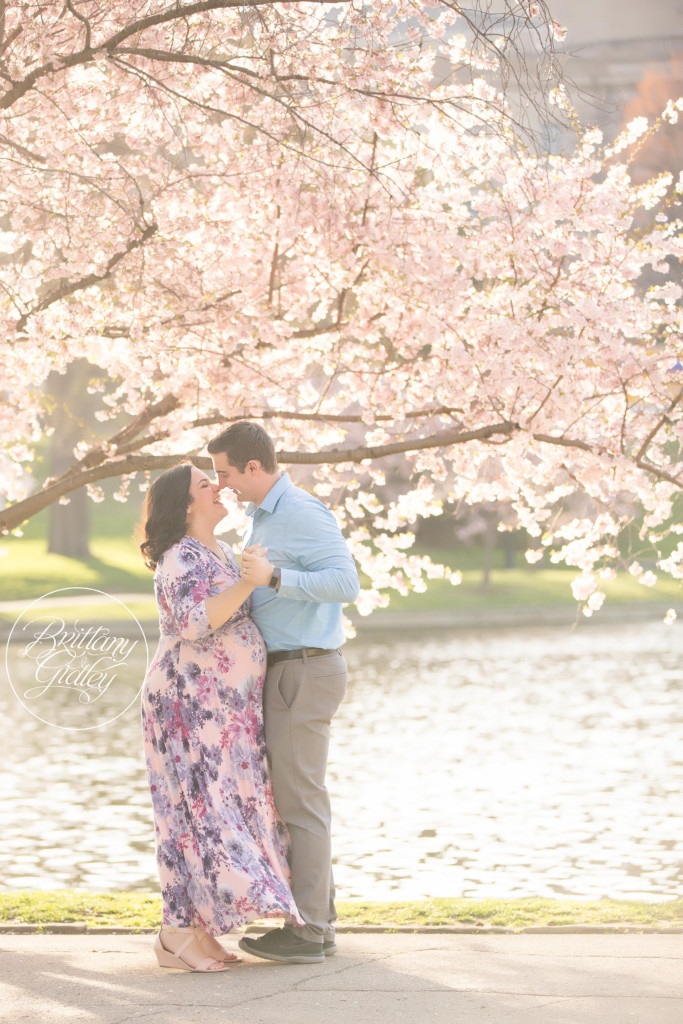 Cleveland Museum of Art | Maternity Photographer | Cleveland Maternity | Cherry Blossom Trees